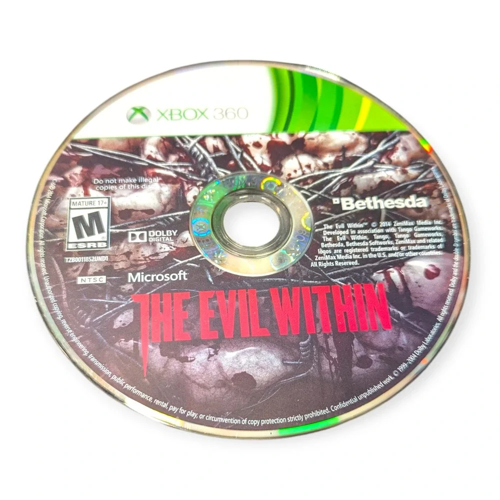 The Evil Within Xbox‎ 360 Bethesda Tango Gameworks Horror Game CIB